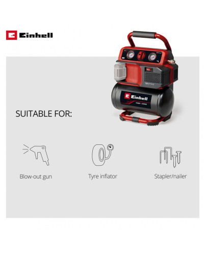 Акумуляторний компресор Einhell TE-AC 18/75 Li OF - Solo, без акб і з/п