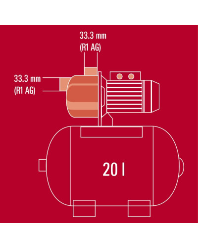 Насосная станция Einhell GC-WW 6538