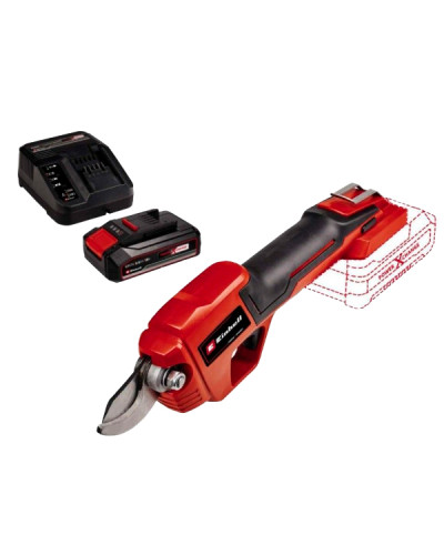 Акумуляторний секатор Einhell GE-LS 18 Li Kit, 1 акб 2.5 Ah, з/п