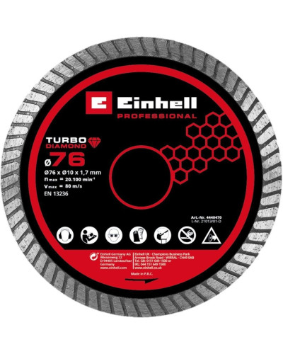 Алмазный диск по плитке Einhell 76х10х1.7 мм