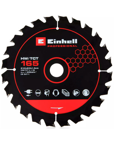 Пильное полотно Einhell 165x20x1.8 мм 24 зубца