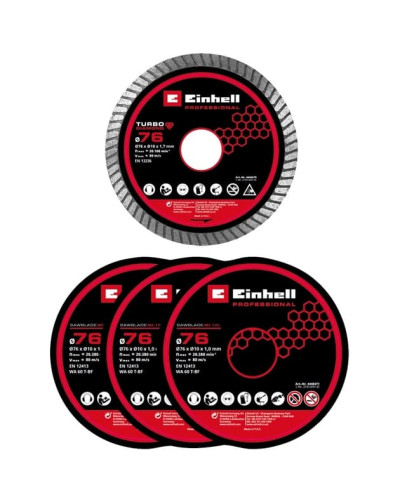 Аккумуляторная отрезная шлифмашина Einhell Professional TP-CO 18/76-C Li BL-Solo, без акб и з/у