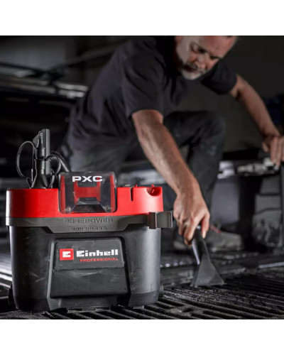 Аккумуляторный пылесос для сухой и влажной уборки Einhell TP-VC 18/10 Li BL L-Solo, без акб и з/у