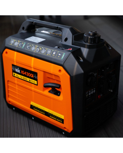 Бензиновый инверторный генератор NiK IG 4300i