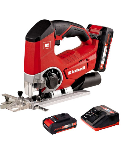 Аккумуляторный лобзик Einhell TE-JS 18 Li Kit, 1 акб Power X-Change Li-Ion 18V 2 Ah, з/у