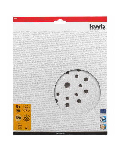 Абразивні круги KWB для TC-DW 225 P120, 5 шт