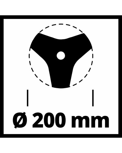 Нож для триммер-косы Einhell Agillo 200 мм