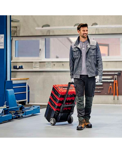 Пластиковый кейс Einhell E-Case L с колесами
