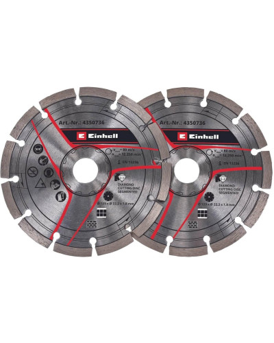 Диски для бороздодела Einhell TE-MA 1300, TE-MA 1500 125х22.2 мм, 2 шт