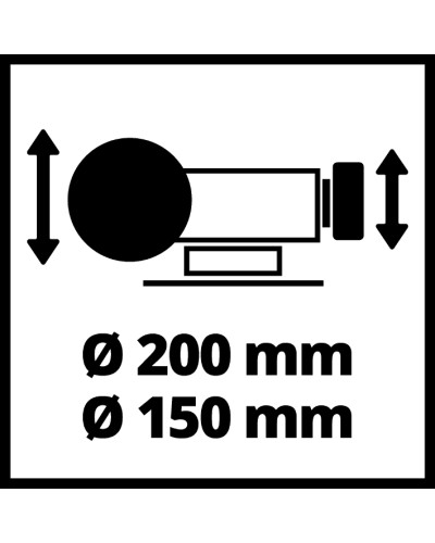 Точильний верстат Einhell TC-WD 200/150
