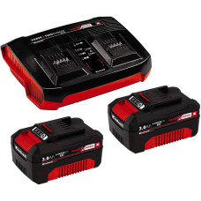 Набір акумулятора та зарядного пристроюTwincharger Kit Einhell Power-X-Change 18В 2x3.0 Ah