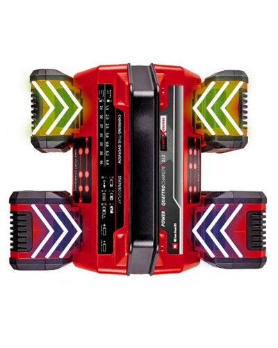 Зарядное устройство для четырех аккумуляторов Einhell Power X-Quattrocharger 4А
