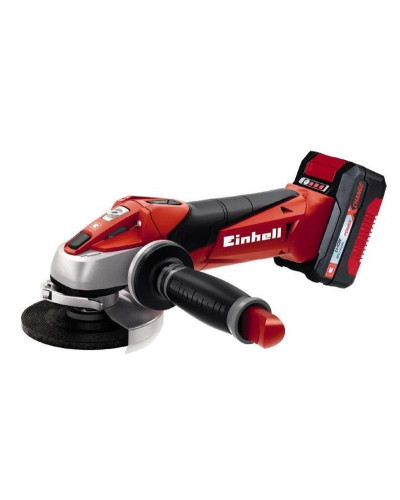 Аккумуляторная угловая шлифмашина Einhell TE-AG 18 Li Kit, 1 акб X-Change 18 V 3 Ah, з/у
