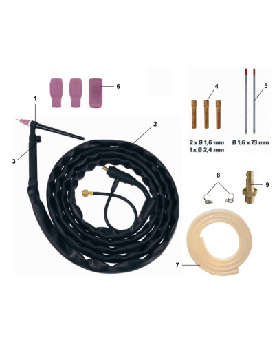 Комплект сварочных горелок Einhell TIG (WIG)