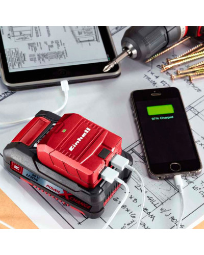 Адаптер USB-акумулятора Einhell TE-CP 18 Li USB Solo