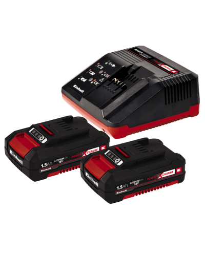 Аккумуляторный шуруповерт Einhell TE-CD 18/2 Li KIT, 2 акб Power X-Change 18 V 1.5 Ah, з/у