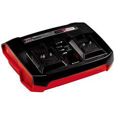 Комплект Einhell Power X-Change із двох акумуляторів 18V 4 Ah та подвійного зарядного пристрою