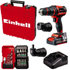 Аккумуляторный шуруповерт Einhell TE-CD 18/45 3X-Li +22, 1 акб Power X-Change 2,0 Ah, з/у